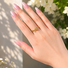 Real Gold Timeless Love Knot Ring 7730 (SIZE 5) R2888