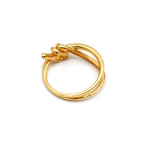 Real Gold Timeless Love Knot Ring 7730 (SIZE 5) R2888