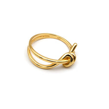 Real Gold Timeless Love Knot Ring 7730 (SIZE 8) R2885