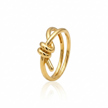 Real Gold Timeless Love Knot Ring 7730 (SIZE 8) R2885