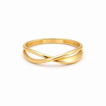 Real Gold Infinity Ring 7747 (Size 5) R2832
