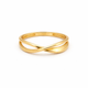 Real Gold Infinity Ring 7747 (Size 8) R2848