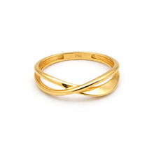 Real Gold Infinity Ring 7747 (Size 6) R2831