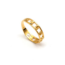 Real Gold Open Chain Link Ring (SIZE 5) 7781 R2876