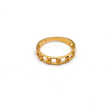 Real Gold Open Chain Link Ring (SIZE 5) 7781 R2876