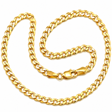 Real Gold Solid Figaro Men Chain Necklace 7908 (60 C.M) A CH1210
