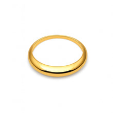 Real Gold Plain Oval Round Ring 1107 (SIZE 8) R1967