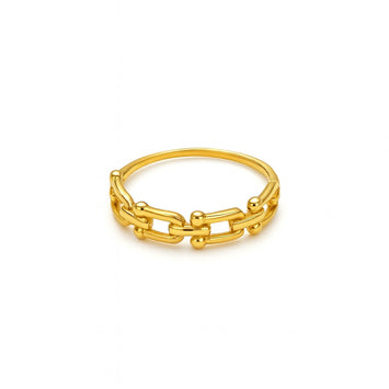 Real Gold GZTF Hardware Ring 0372/4Y (SIZE 8.5) R1957