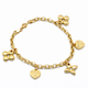 Real Gold GZTF Dangler Bracelet LVA 1608 (17 C.M) BR1870