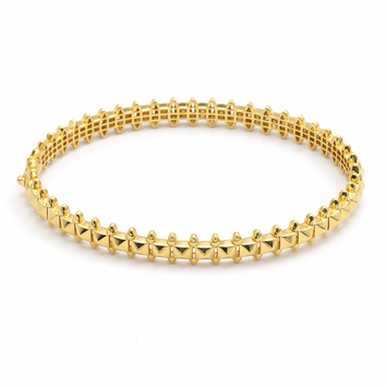 Real Gold Clash Bangle GZJCT 1212 - (SIZE 22 - 23) BA1513