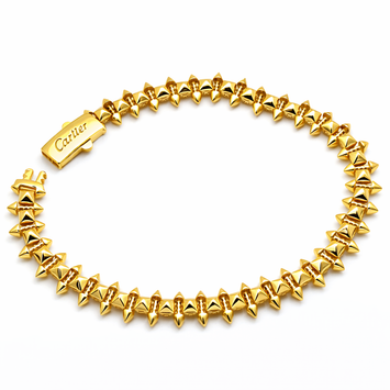 Real Gold Clash Bracelet (19 C.M) A - Model GZJCT 0601 BR1736