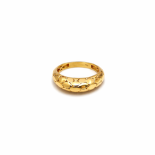 Real Gold Plain Snake Skin Ring 0255 (Size 7) R2636