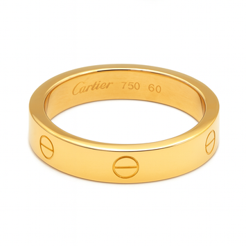 Real Gold GZCR Plain Ring 4 MM 0211/6 (SIZE 7.5) R2058