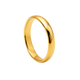 Real Gold Plain Couple Ring Wedding and Engagement Luxury Ring 0081 (Size 5.5) R2911