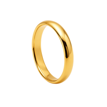 Real Gold Plain Couple Ring Wedding and Engagement Luxury Ring 0081 (Size 9) R2691