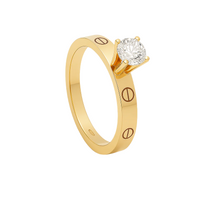 Real Gold Solitaire Ring GZJCT 0671 (SIZE 8.5) R2396