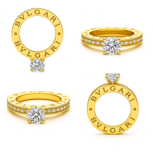 Real Gold GZBV Stone Ring (Size 7.5) - Model 0292 R2666