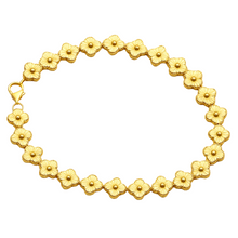 Real Gold Lined Clover GZJVN Bracelet (18 C.M) - Model TCB0223 BR1770