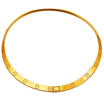 Real Gold GZJCT LOVE Necklace 0097-KL (46 CM) N1481