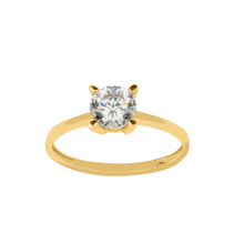 Real Gold solitaire Stone Ring (SIZE 8) R1650