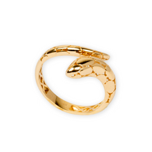 Real Gold Luxury Serpenti Viper Snake Ring (Size 6) - Model 0259 R2496