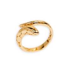 Real Gold Luxury Serpenti Viper Snake Ring (Size 6) - Model 0259 R2496