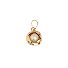 Real Gold Pearl Round Pendant 0458 P 1757