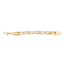 Real Gold GZTF Chunky Heavy Bold Big Hardware Bracelet with Real TF Lock (20 cm) 0295-1BL- A BR1656