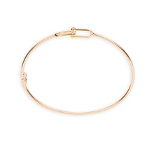 Real Gold GZTF Thin Plain Bangle TBS 0539 (SIZE 18) BA1482