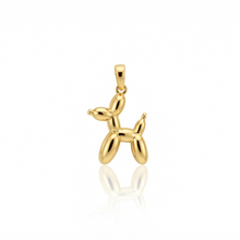 Real Gold Balloon Puppy Pendant 0517 P 2045