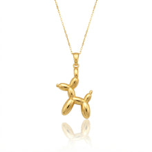 Real Gold Balloon Puppy Neckalce 0517 CWP 2045