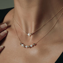 Real Gold Single Pearl Adjustable Size Necklace (45 cm) 2499 N1514