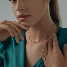 Real Gold Engraved Stones on Long Teardrop Earrings Set - Model 0492 E1953