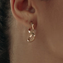 Real Gold Twisted Maze Hoop Earring Set 3324/1/E E1785