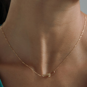 Real Gold GZTF Single Hardware Necklace (50 C.M) 0372-4K N1461
