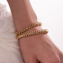 Real Gold Clash Bracelet (17 C.M) A - Model GZJCT 0601 BR1740