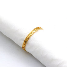 Real Gold Maze Line Ring 9996 (Size 7) R2817