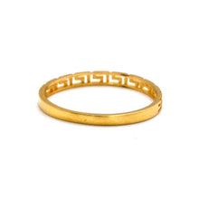 Real Gold Maze Line Ring 9996 (Size 7) R2817