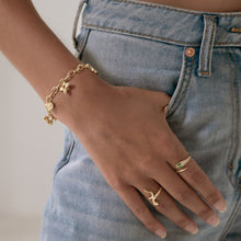 Real Gold GZTF Dangler Bracelet LVA 1608 (16 C.M) BR1815