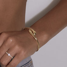 Real Gold Teardrop Bangle 1244 - (SIZE 21) BA1685