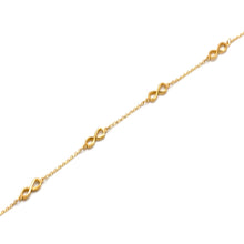Real Gold 3D Infinity Bracelet (19 C.M) 1159 BR1949