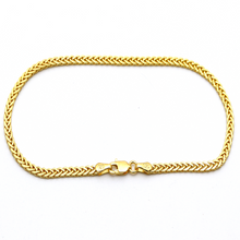 Real Gold Flat Spiga Thick Bracelet 8943 (19 C.M) BR1658