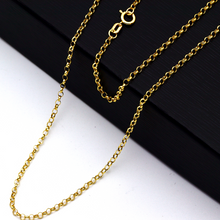 Real Gold Hollow Rolo Chain 5724 (40 C.M) CH1245