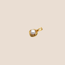 Real Gold Pearl Round Pendant 0458 P 1757