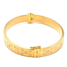 Real Gold GZLV Bangle BLZ215 (SIZE 23 - 26) BA1437