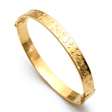 Real Gold GZLV Bangle BLZ215 (SIZE 23 - 26) BA1437