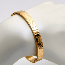 Real Gold GZLV Bangle BLZ215 (SIZE 23 - 26) BA1437