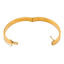Real Gold Plain Bangle GZJCT 0278 - (SIZE 25) BA1548