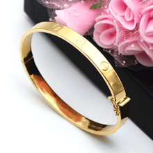 Real Gold Plain Bangle GZJCT0278 - (SIZE 13) BA1534