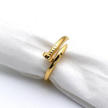 Real Gold Nail Plain Ring (Size 7) - Model GZJCT0851/3 R2602